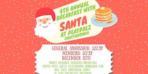 Breakfast with Santa 4th Annual @ PlayPalz 