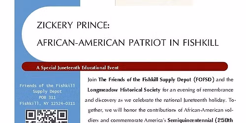ZICKERY PRINCE: AFRICAN-AMERICAN PATRIOT IN FISHKILL