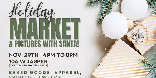 Holiday Market & Pictures with Santa