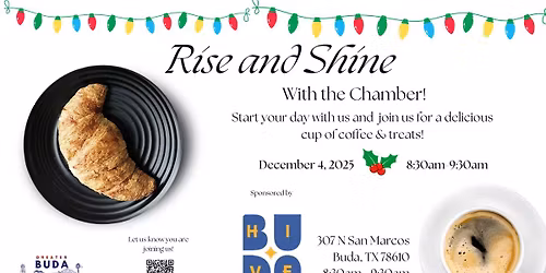 Rise & Shine w\/ the Chamber