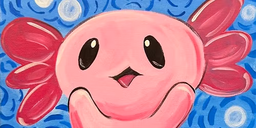 Axolotl Kids Canvas