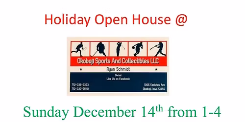 OSAC Holiday open house & shopping event.