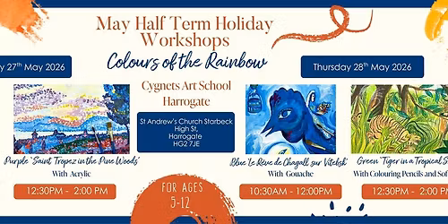 May Half Term Holiday Workshops