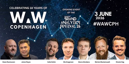 Web Analytics Wednesday CPH - Brand Analytics Festival 2026
