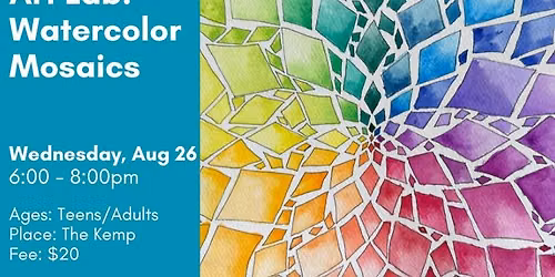 Art Lab: Watercolor Mosaic