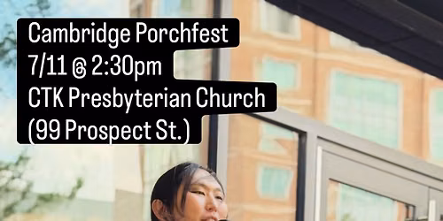 Cambridge Porchfest 2026