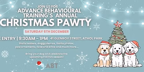 Advance Behavioural Training's Christmas Pawty!