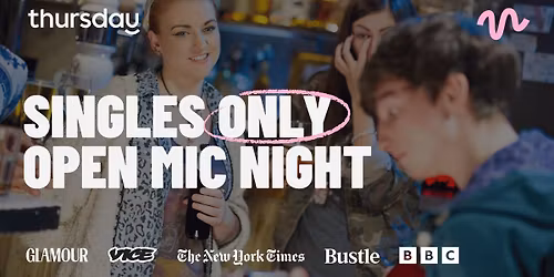 Wednesday | Baby Grand (Singles Open Mic Ages 21-35) | NYC