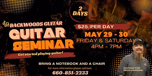 2-Day Beginner Group Guitar Seminar