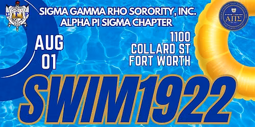 Swim1922 Water Safety Clinic with the Fort Worth Chapter of Sigma Gamma Rho