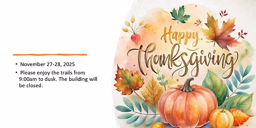 Building Closed for Thanksgiving
