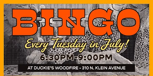 Bingo at Duckie's