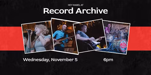Happy Hour with Hey Mabel at Record Archive Backroom Lounge