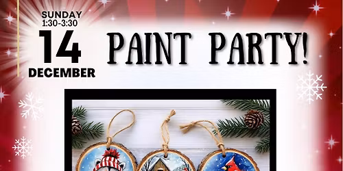 Wood Ornament Paint Party