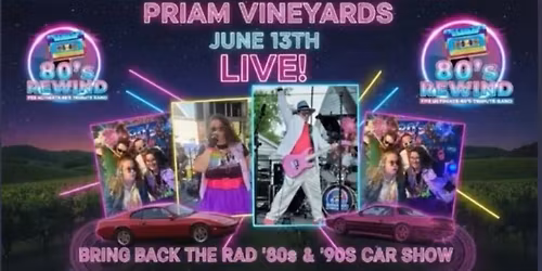 80s Rewind at the Rad Stallions-Bring Back the RAD Car Show!!