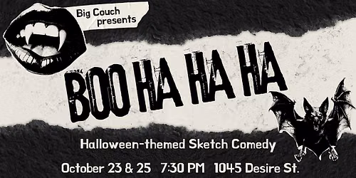 Boo Ha Ha Ha: A Halloween-themed Sketch Comedy Show
