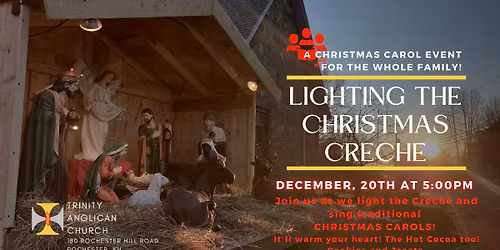 Light the Christmas Creche