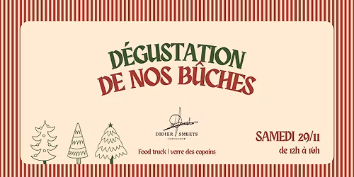 Dégustation de bûches à la chocolaterie Didier Smeets ✨🎄