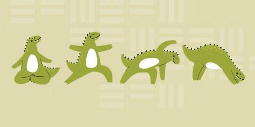 Yoga with the Dinosaurs