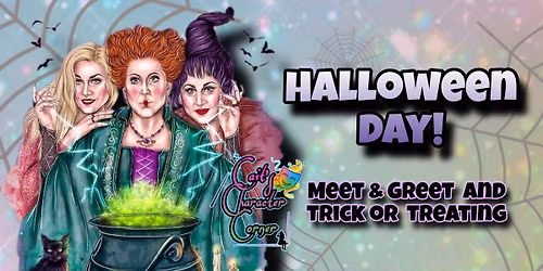 Meet the Spooky Witch Sisters \ud83c\udf83 Sangertown Square Mall