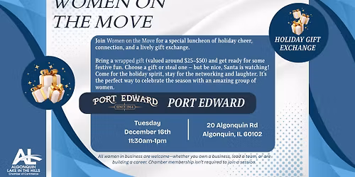 Women on the Move: Holiday Gift Exchange