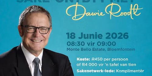 Sake-Ontbyt Met Dawie Roodt