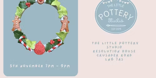 Christmas Wreath - Hand-building Class