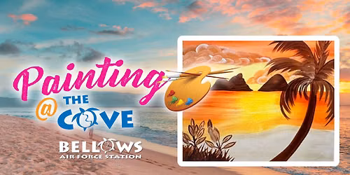 Painting at the Cove: Mokes at Sunset