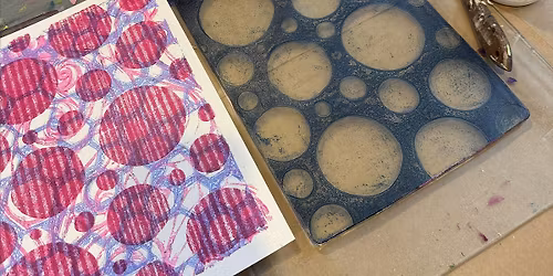 Sip & Roll: Creative Gel Plate Techniques