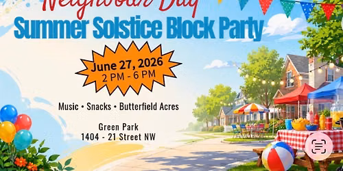 Houndsfield Heights Brair Hill Community Association - Neighbour Day Summer Solstice Block Party