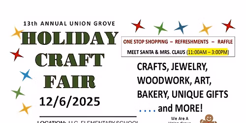 Union Grove Holiday Craft Fair