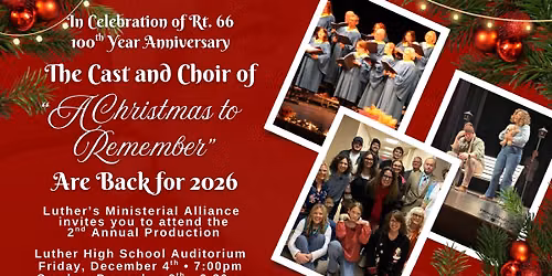 2nd Annual Production of \u201cA Christmas to Remember\u201d