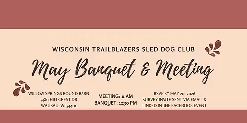 WTB May Banquet & Meeting