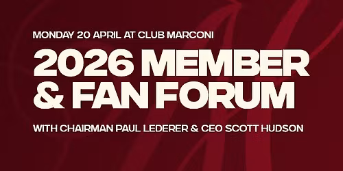 2026 Member & Fan Forum