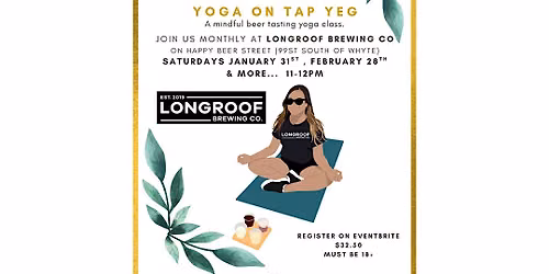 Yoga on Tap YEG at Longroof Brewing Co