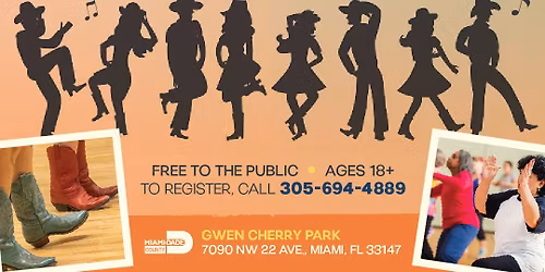 Boots and Beats Line Dancing Class at Gwen Cherry Park