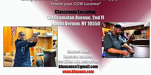 New York State 16 + 2 Hour Concealed Carry Pistol Course