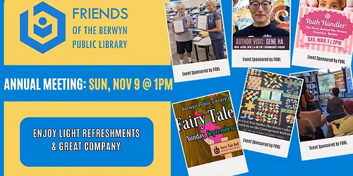 Friends of the Berwyn Public Library: Annual Meeting