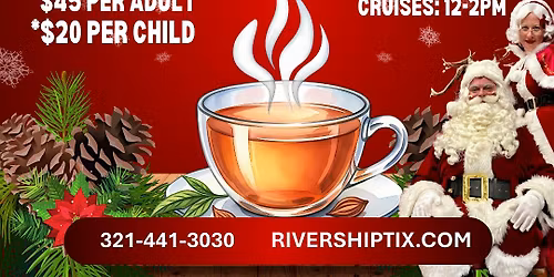 High Tea w\/ Santa and Mrs Claus Aboard the Barbara Lee