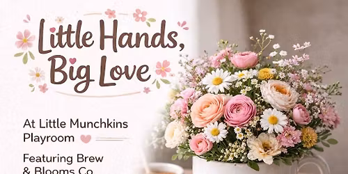 Mother\u2019s Day coffee and Bouquet. 