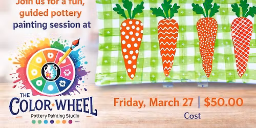 Spring platter painting