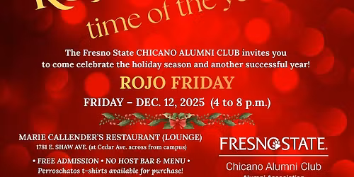 ROJO FRIDAY - Chicano Alumni Club