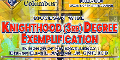 Diocesan Wide Knighthood (3rd) Degree Exemplification