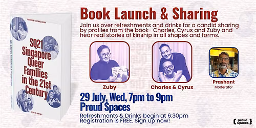 [BOOK LAUNCH] SQ21: Singapore Queer Families in the 21st Century