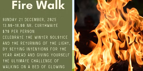 Winter Solstice Fire Walk