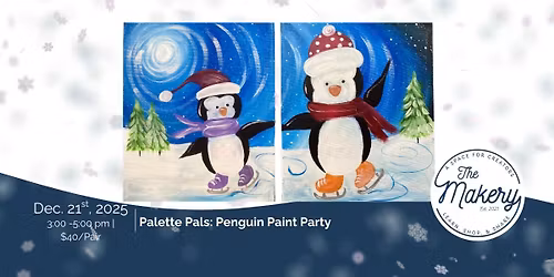 Palette Pals: Penguin Paint Party