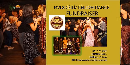 Muriwai Surf Lifesaving Boat Crews Fundraiser C\u00e8ilidh\/ C\u00e9il\u00ed Dance Night