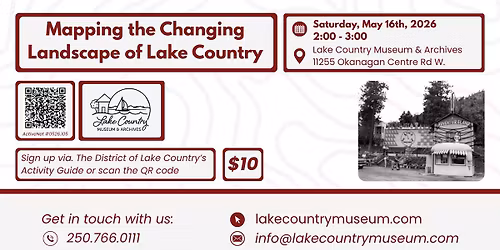 Mapping the Changing Landscape of Lake Country
