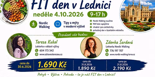 FIT DEN v z\u00e1meck\u00e9m parku Lednice