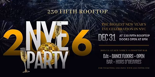 NEW YEARS EVE BASH